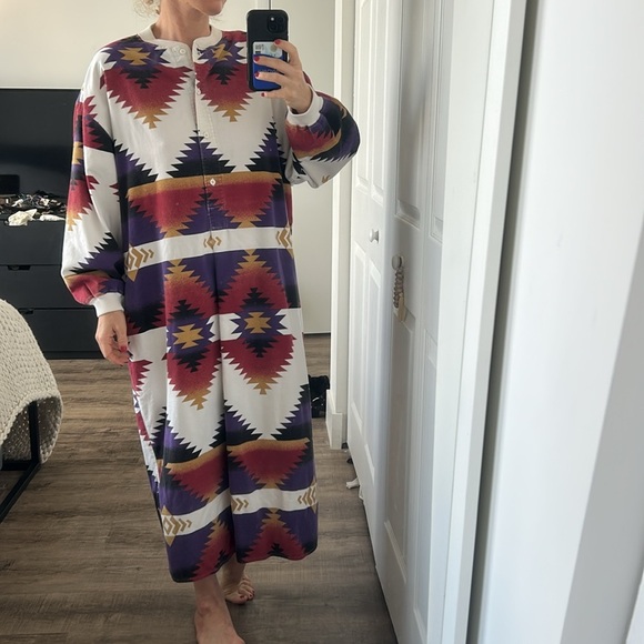 Woolrich Other - Vintage Woolrich Navajo Aztec Pajamas Dress M